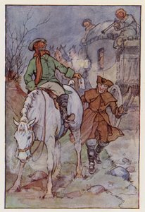 Illustration till En berättelse om två städer av Charles Dickens (färglitografi) av F. M. B. Blaikie