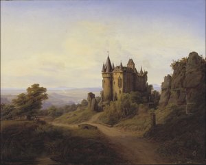 Büresheim slott vid Eifelfloden