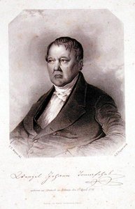 Porträtt av Wenzel Johann Tomaschek (1774-1850) graverad av Albert Henry Payne (1812-1902) (gravyr) av F. T. (after) Mayer