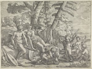 Venus och Merkurius av Fabrizio Chiari