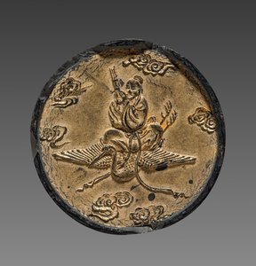 Bläckkaka med Wang Ziqiao, ca. 1600-1700-talet. av Fang Yulu