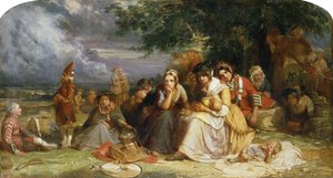 Efter slaget vid Prestonpans, 21 september 1745, 1849 av Fanny McIan