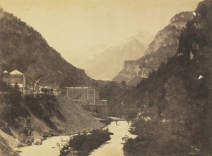 Eaux-Chaudes, Pyrenéerna, ca. 1855.