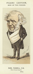 Karikatyr av Earl Russell av Faustin