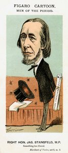 James Stansfeld, brittisk politiker, c1871-1874.