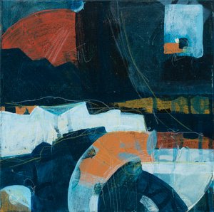 An Evening at the Beach, 2018 (akryl på duk)