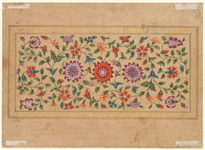 Scrolling Floral Vines (verso)