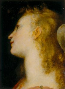 Huvudet av en ängel av Federico Barocci