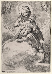 Madonna i molnen, ca. 1581.