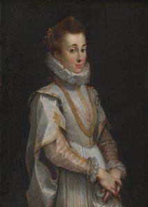 Porträtt av en ung dam av Federico Barocci