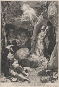 Sankt Franciskus mottar stigmata av Federico Barocci