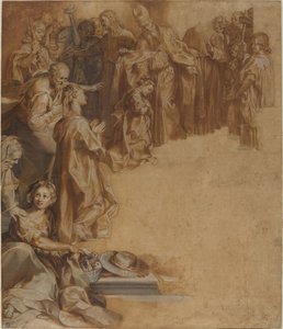 Presentationen av jungfrun i templet av Federico Barocci