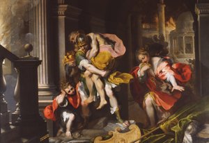 Aeneas" flyg från Troja, 1598