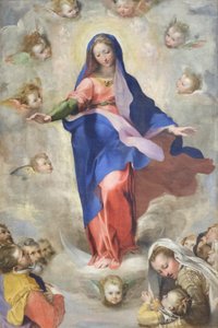 Den obefläckade avlelsen, ca 1575 (olja på duk) av Federico Fiori Barocci or Baroccio