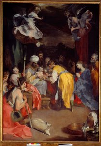 Jesu omskärelse Målning av Federico Barocci (1526/35-1612) känd som Le Baroche Dim. 3,5x2,5 m