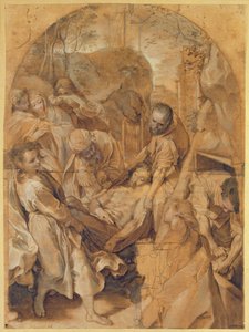 Gravläggningen av Federico Fiori Barocci or Baroccio