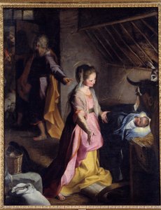 Födelsemålningen av Federico Barocci kallad barocken eller Il Baroccio (1528-1612)