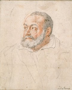 Porträtt av en man, Barozzi da Vignola, 1500-talet av Federico Zuccaro