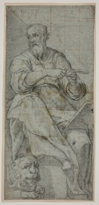 Markus evangelisten av Federico Zuccaro