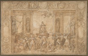 Studie för The Allegory of Spring, 1579. av Federico Zuccaro