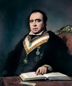 Porträtt av Don Bernardo de la Torre Rojas, ca. 1874 (olja på duk)