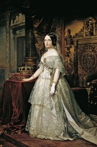 Porträtt av Isabella II av Spanien