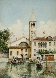 San Samuele, Venedig (akvarell)