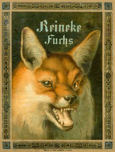 Framsidan av Reynard the Fox, eller "Reineke Fuchs" av Fedor Alexis Flinzer