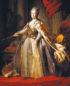 Porträtt av Katarina II, även känd som Katarina den stora (Stettin