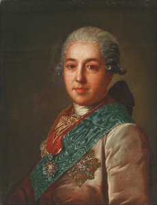 Porträtt av greve Mikhail Mikhaylovich Golitsyn 1731-1806, 1774