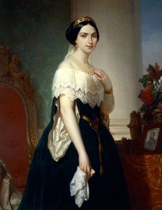 Porträtt av Adelaide av Österrike (Milano av Felice Barucco