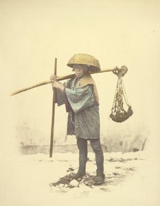 [En japansk kontraktsanställd arbetare] av Felice Beato