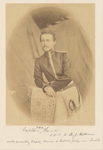 Kapten F.E.A. Chamier, A.D.C. till Sir J. Outram, sedermera biträdande kommissarie och häradsdomare i Oudh av Felice Beato