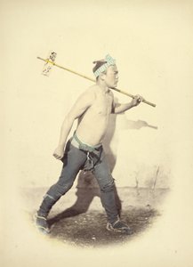 Kurir eller brevbärare av Felice Beato