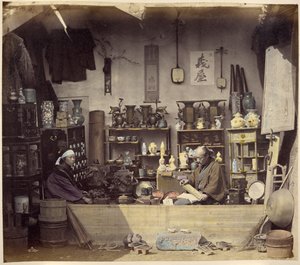 Curio Shop av Felice Beato