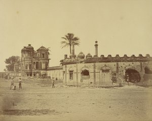 Exteriör av The Secundra Bagh av Felice Beato