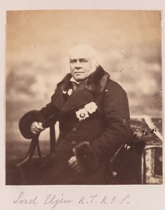 James Bruce åttonde earl av Elgin, 1860 av Felice Beato