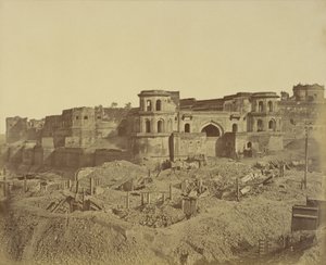 Macchi Bhawan av Felice Beato