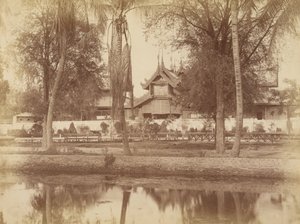 Mandalay, nu Syim Khana U.B.C. av Felice Beato