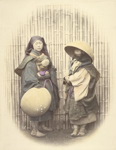 Mendicant-nunnor av Felice Beato