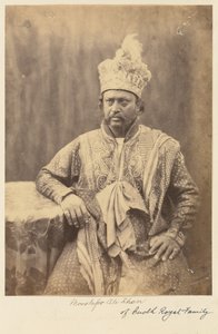 Moostafor Ali Khan av den kungliga familjen Oudh av Felice Beato