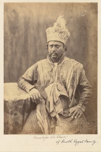 Moostafor Ali Khan från kungafamiljen Budh av Felice Beato