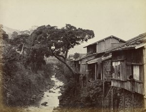 Ursprungsstaden Nagasaki av Felice Beato