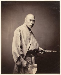 Samurai, Yokohama av Felice Beato