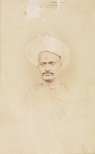 Sir Dinkar Rao, chefsminister för Maharaja av Gwalior av Felice Beato
