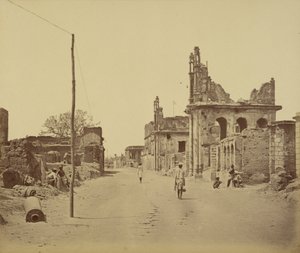 Cawnpore Road, Lucknow av Felice Beato