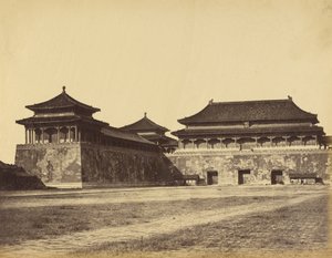 Det stora kejserliga vinterpalatset, Pekin, 29 oktober 1860 av Felice Beato