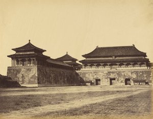 Det stora kejserliga vinterpalatset, Pekin, 29 oktober 1860 av Felice Beato