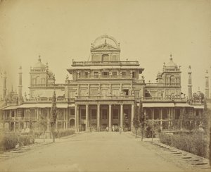 Kungspalatset i Kaiserbagh av Felice Beato