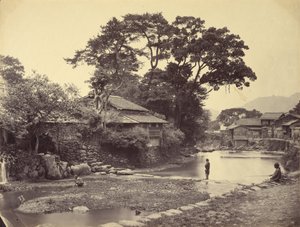Utsikt i ursprungsstaden, Nagasaki av Felice Beato